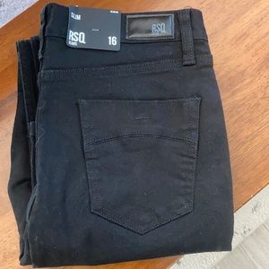 Boys Black NWT Slim cut RSQ jeans